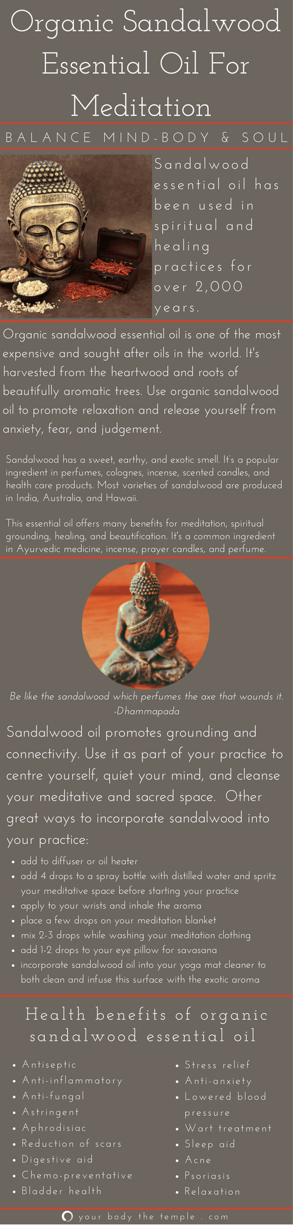 organic sandalwood essential oil