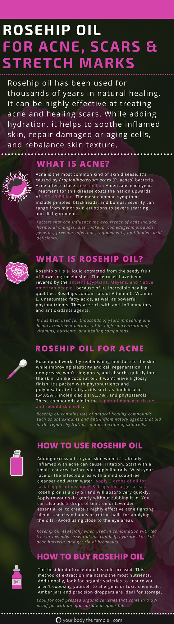 rosehip oil for acne