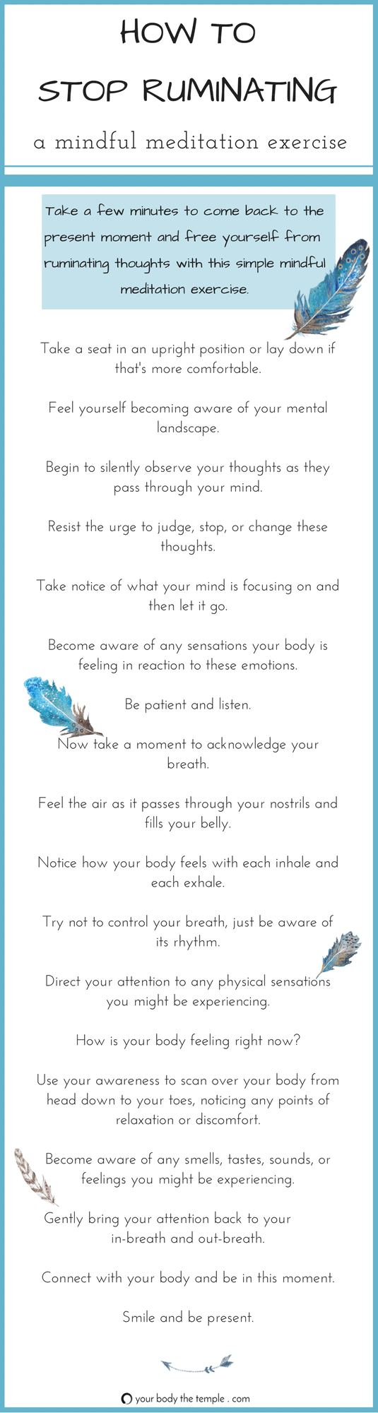 mindfulness exercise for rumination