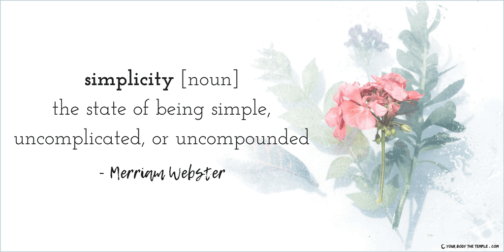 beauty in simplicity quote
